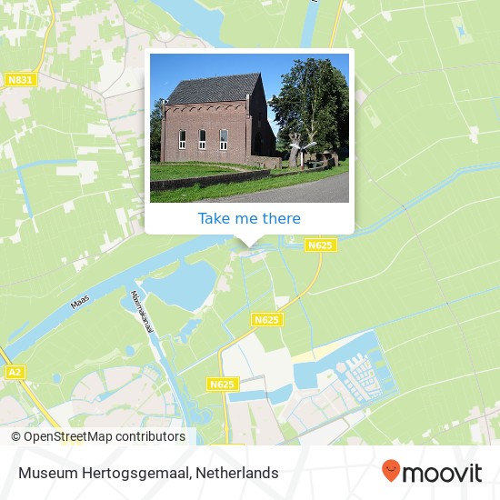 Museum Hertogsgemaal map