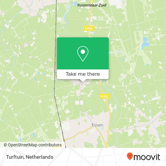 Turftuin map