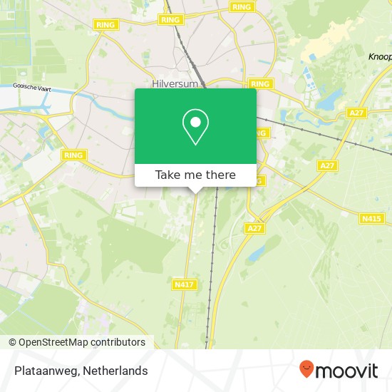 Plataanweg map