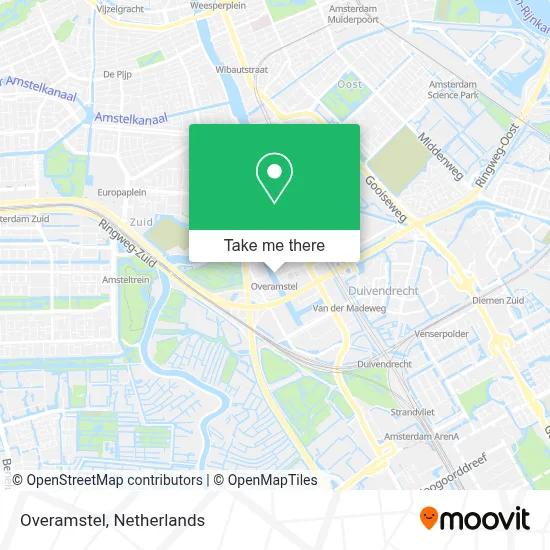 Overamstel map