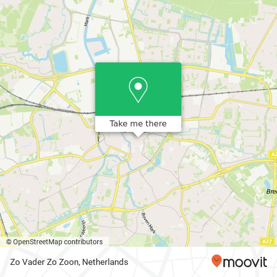 Zo Vader Zo Zoon map