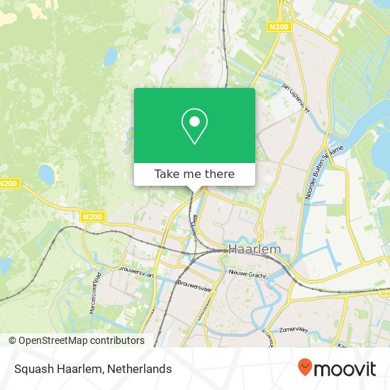 Squash Haarlem map