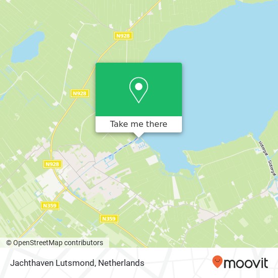 Jachthaven Lutsmond map