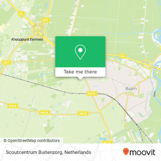 Scoutcentrum Buitenzorg map