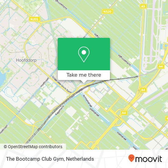 The Bootcamp Club Gym map