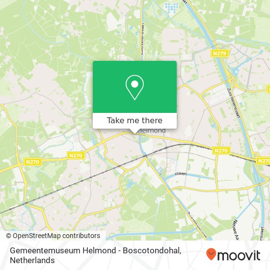 Gemeentemuseum Helmond - Boscotondohal map