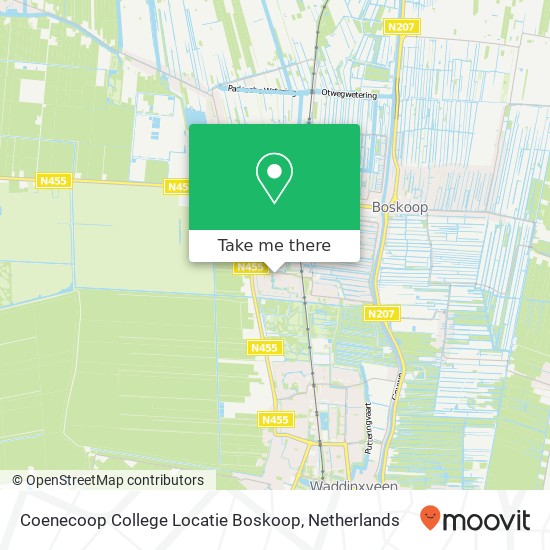 Coenecoop College Locatie Boskoop Karte