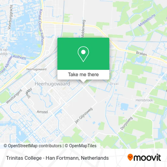 Trinitas College - Han Fortmann map