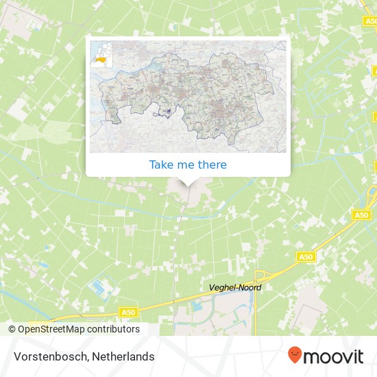 Vorstenbosch map