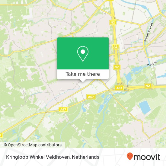 Kringloop Winkel Veldhoven Karte