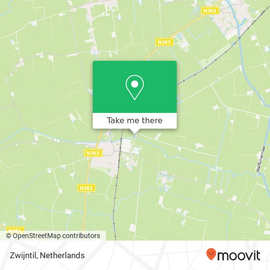 Zwijntil map