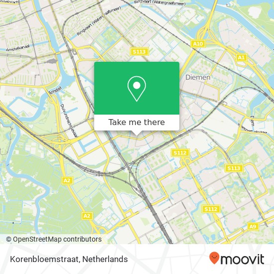 Korenbloemstraat map