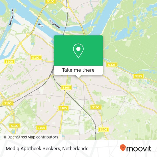 Mediq Apotheek Beckers map