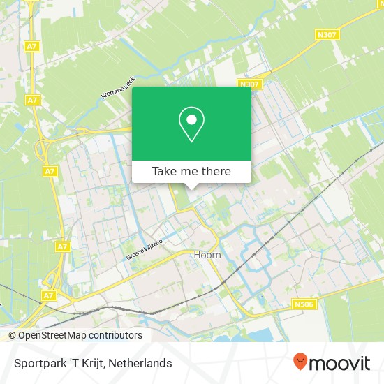 Sportpark 'T Krijt map