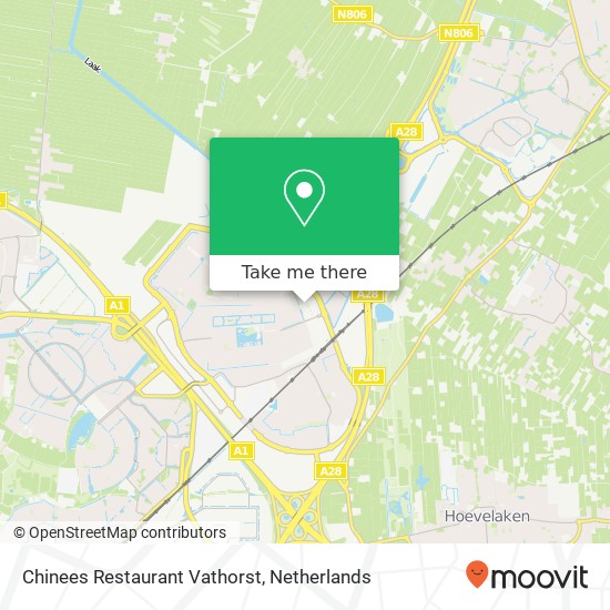 Chinees Restaurant Vathorst map