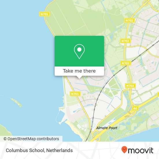 Columbus School map