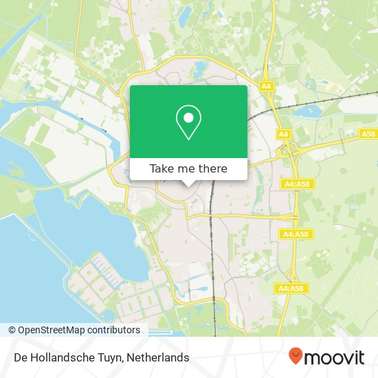 De Hollandsche Tuyn Karte