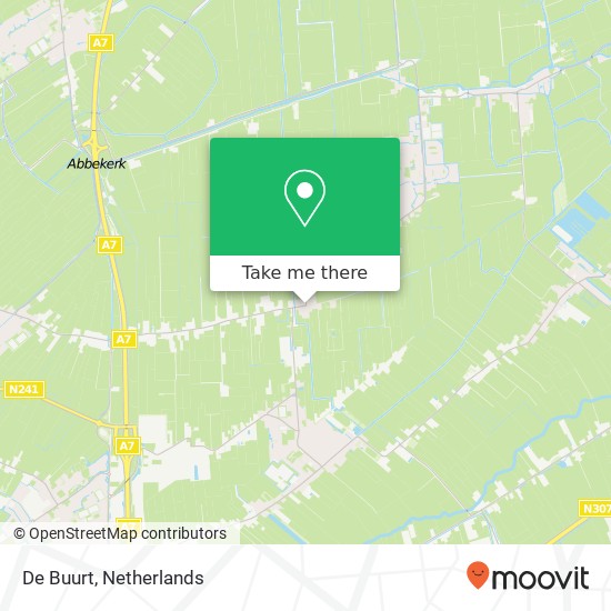 De Buurt map