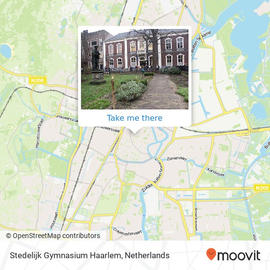 Stedelijk Gymnasium Haarlem Karte