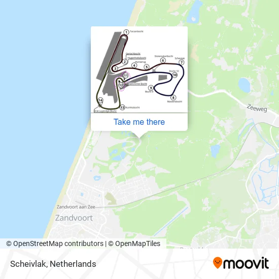 Scheivlak map