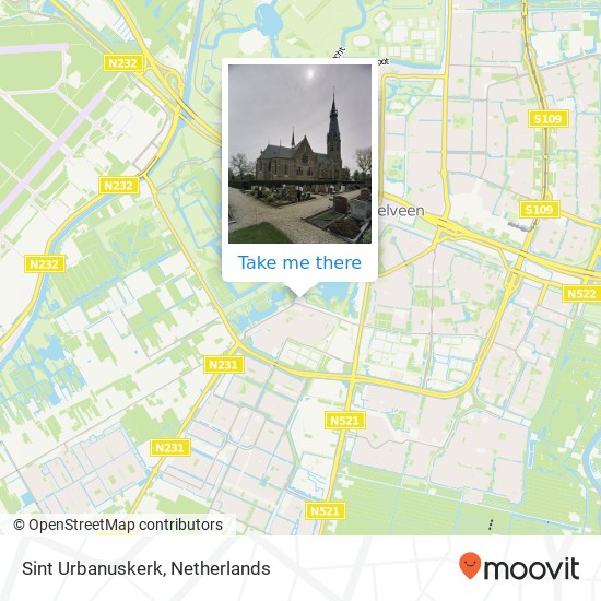 Sint Urbanuskerk Karte