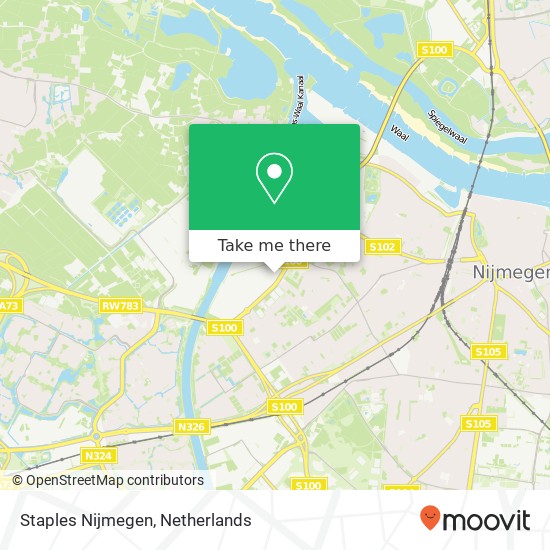 Staples Nijmegen Karte