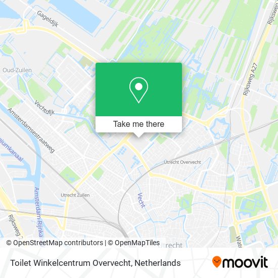 Toilet Winkelcentrum Overvecht Karte