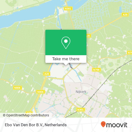 Ebo Van Den Bor B.V. map