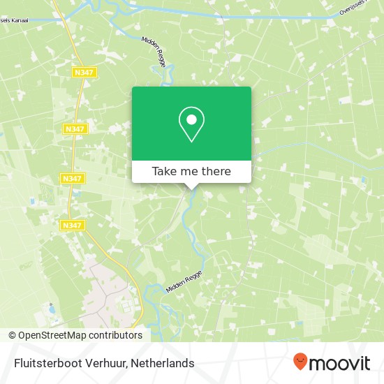 Fluitsterboot Verhuur map