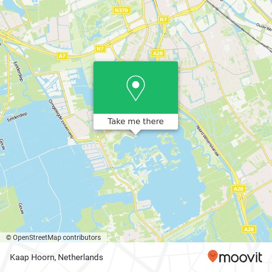 Kaap Hoorn Karte