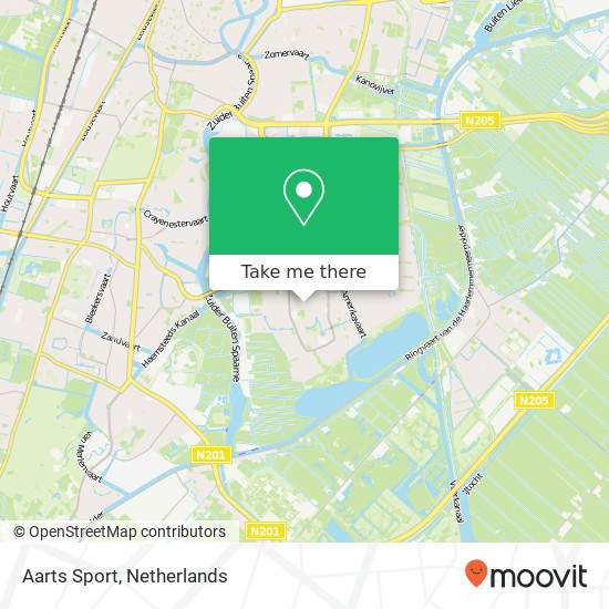 Aarts Sport map