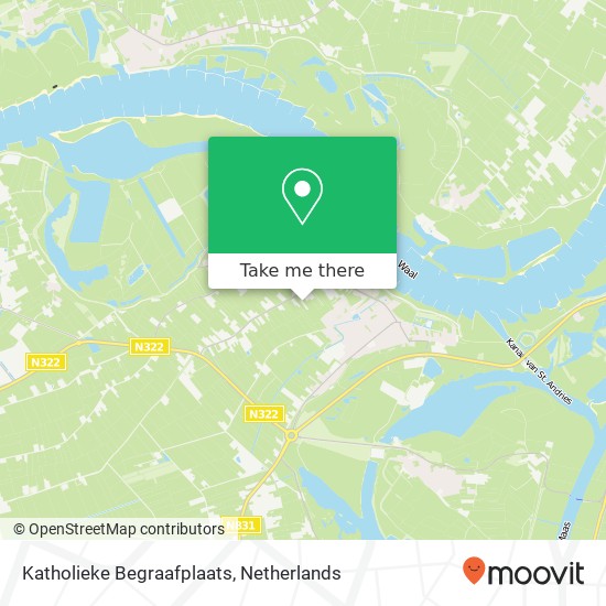 Katholieke Begraafplaats map