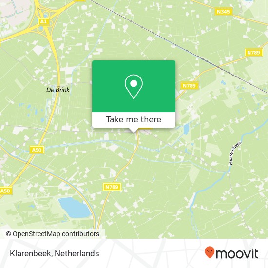 Klarenbeek Karte