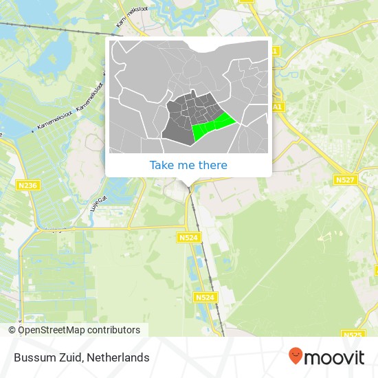 Bussum Zuid map