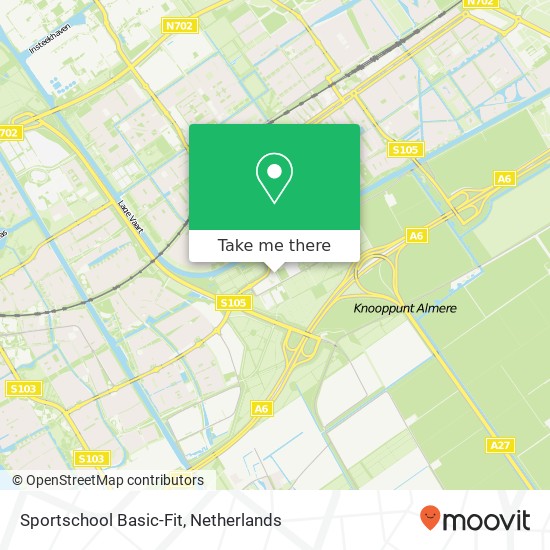 Sportschool Basic-Fit map