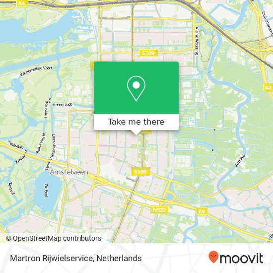 Martron Rijwielservice Karte