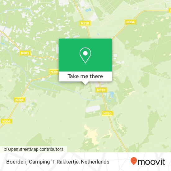 Boerderij Camping 'T Rakkertje map