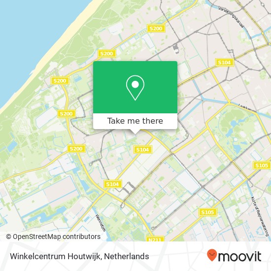 Winkelcentrum Houtwijk map