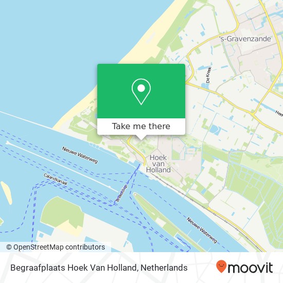 Begraafplaats Hoek Van Holland Karte