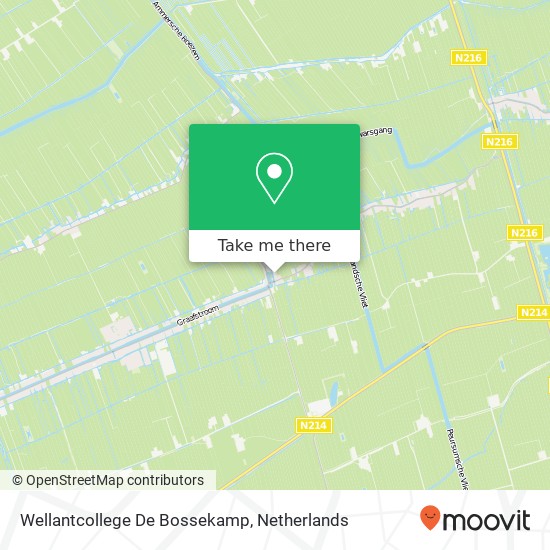 Wellantcollege De Bossekamp map