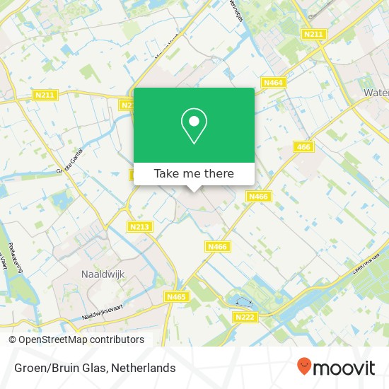 Groen/Bruin Glas map