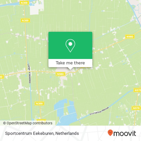 Sportcentrum Eekeburen map