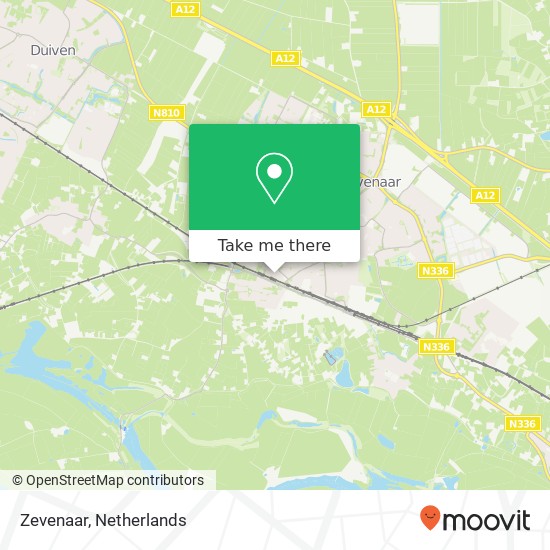 Zevenaar Karte