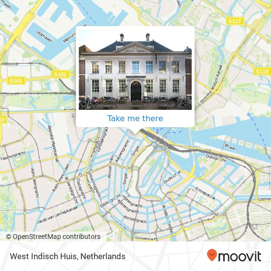 West Indisch Huis map