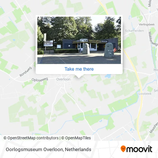 Oorlogsmuseum Overloon map