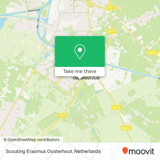 Scouting Erasmus Oosterhout Karte