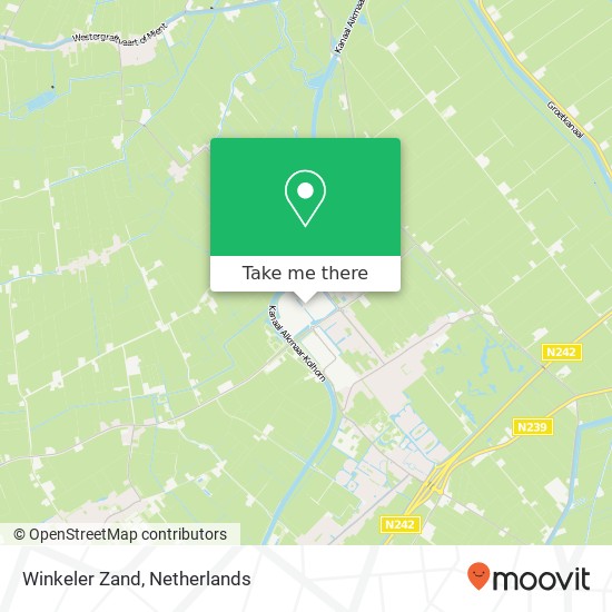 Winkeler Zand map