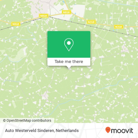 Auto Westerveld Sinderen map