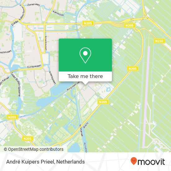 André Kuipers Prieel map