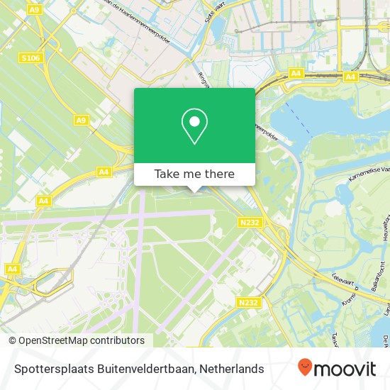 Spottersplaats Buitenveldertbaan map